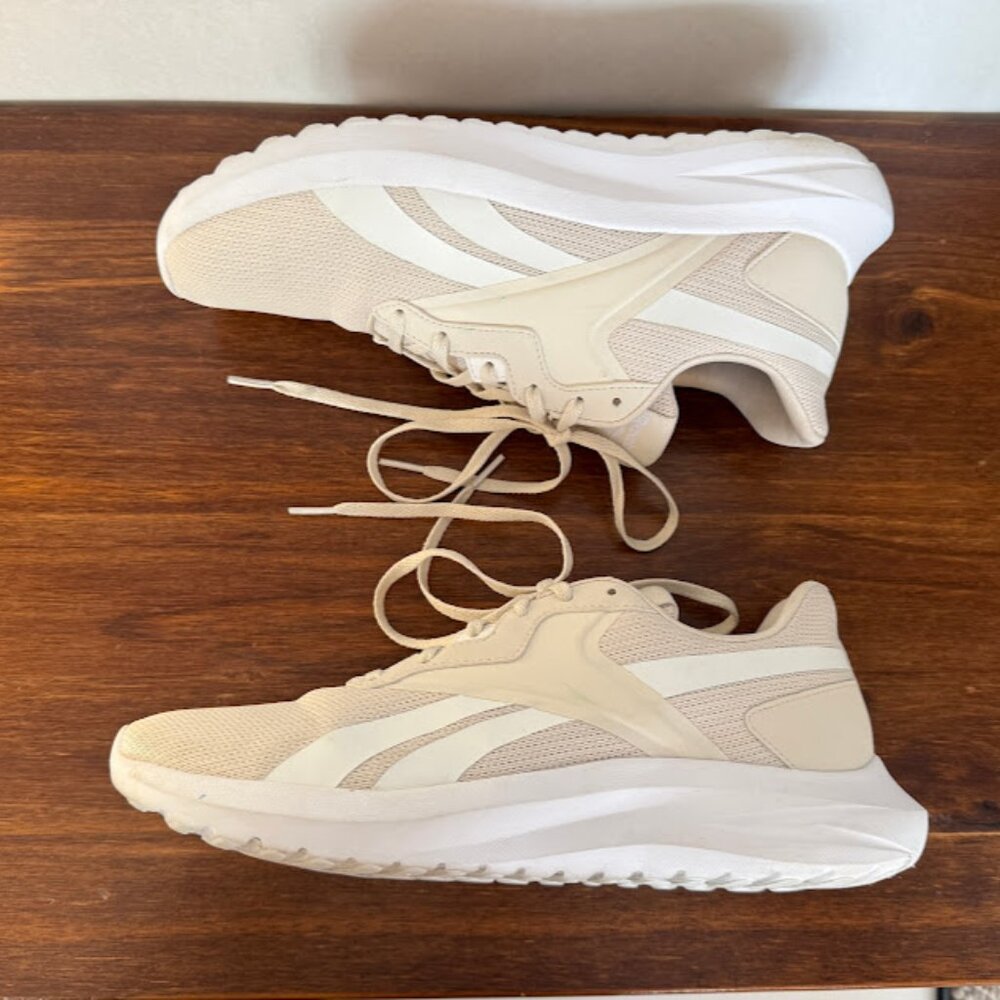 Reebok Mens Size 11 Beige Athleisure Running Sneakers Lightweight Comfort - Picture 3 of 7